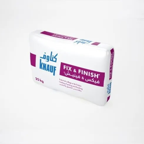 ENDUIT FINITION FIX-&-FINISH SAC 25kg knauf Tunisie