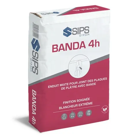 ENDUIT JOINT BANDA 4H SAC 25kg SIPS Tunisie